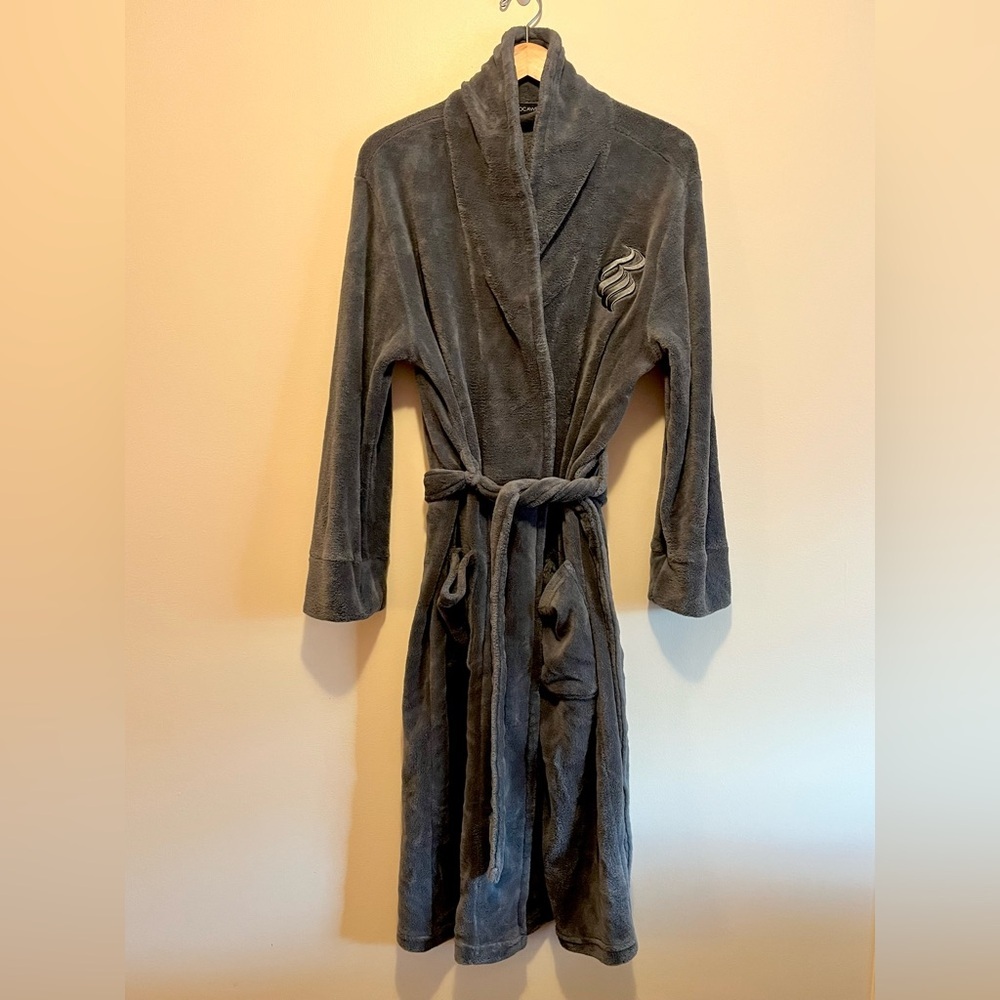 Rocawear Charcoal Plush Robe small / medium men’s